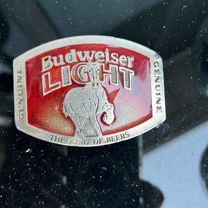 Vintage Budweiser Light best buckle